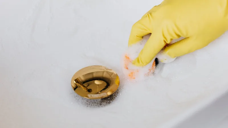 Professional drain cleaning service